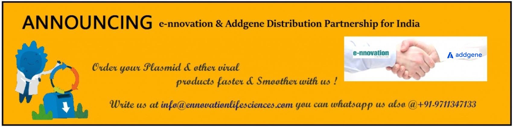 Addgene Announcement